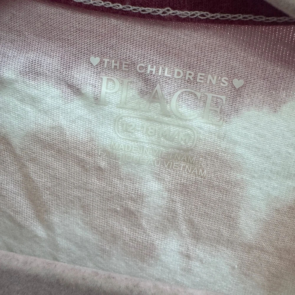 The Children's Place 12-18M Girls Pink and White Tank Top Flowy Dress - Picture 4 of 5